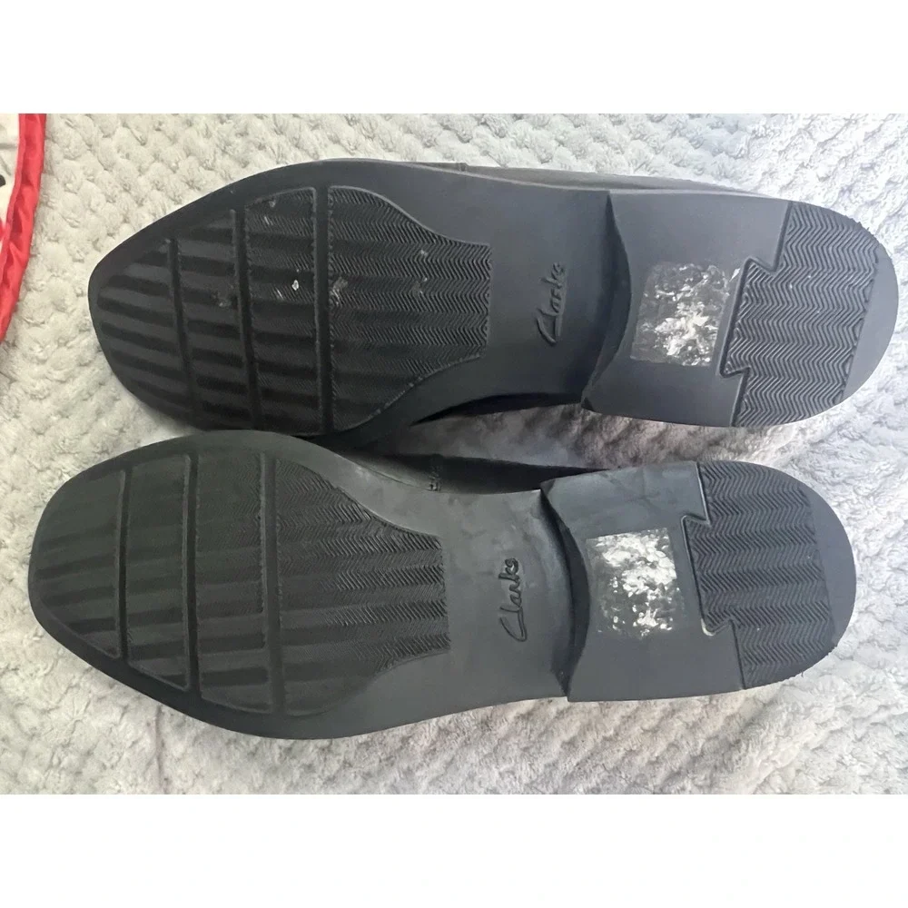 Clarks Men Dress Shoes Slip on‎ Black Size 11.5 21938